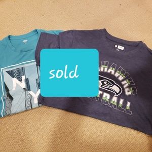 Graphic tees - Seahawks and NYC